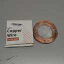 99.9% Soft Copper Wire, 8 Gauge/ 3.25 mm Diameter, 19.5 Feet / 6m, 1 Pound Spool Pure Copper Wire, Jewelry Making Wire Craft Wire