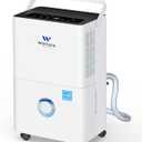 Energy Star Dehumidifier, 80 Pints Dehumidifier for Basement, Smart Humidity Adjustment with 1.32 Gal Water Tank and Drain Hose, Silent & Efficient for Home Bedroom Garage Large Room