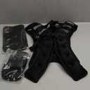 PACEARTH Weighted Vest, 16lb Weight Vest with Reflective Stripe, Body Weight Vests for Women, Men, Weight Loss Workout, Strength Training, Running, Walking, Jogging (Black)