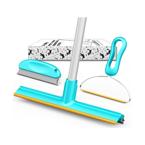 3 in 1 Carpet Rake for Pet Hair Removal, Tool Set of 3, 55” Long Handle Carpet Pet Hair Removal Carpet Scraper Dog Cat Hair Remover for Sofa, Couch, Car, Rug