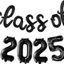 KatchOn, Black Class of 2025 Balloons Banner - Script, 16 Inch | 2025 Balloons Graduation, Graduation Decorations 2025 | Class 2025 Decoration, Class of 2025 Sign
