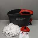 O-Cedar System Easy Wring Spin Mop & Bucket with 3 Extra Refills