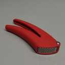 Kuhn Rikon Easy-Clean Garlic Press, No Need to Peel, 7 Red