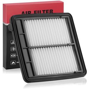 Set of 2 Pack, BDFHYK CA11041 Engine Air Filter Compatible with Honda 2011 2012 2013 2014 2015 2016 CR-Z 1.5L l4, Replace# 49390, LX3445, AF5195, 17220RTW000