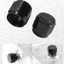 2PCS Car Horn Cover Plugs,Flare Plug,Car Accessories,Automotive Cap Plugs,Bell Mouth Cover Plug,Aluminum Swivel Hex Head Nut Port Adapter,Used in Oil,Fuel,Water,Fluid and Air Pipelines (10AN)