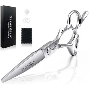 Hair Cutting Scissors, 6" Japanese VG10 Steel Hair Shears for Hair Stylist