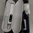 Oral-B iO Series 9 Electric Toothbrush with 3 Replacement Brush Heads, White Alabaster