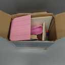 kathson Pet Small Animal Hideout Hamster House with Funny Climbing Ladder Slide Wooden Hut Play Toys Chews for Small Animals Like Dwarf Hamster and Mouse(Pink)