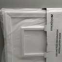 STICKGOO PVC Ceiling Tiles, 2'x2' Glue Up Ceiling Panel White to Prevent Breakage Cover 48 Sq. Ft, Pack of 12 Tiles, 24"x24"