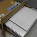 3 Ring Binder 1/2 Inch, ViVin Sturdy 0.5"-Round Ring Binder with 2 Interior Pockets, Clear View Cover, PVC-Free, Fits 100 Sheets of 8.5'' x 11'' Paper, Office Home School (Pack of 12, White)