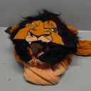 Disney The Lion King Scar Cozy Micro Fleece Villain Scar Costume Cosplay Unisex One Piece Pajama Hooded Union Suit, L-XL