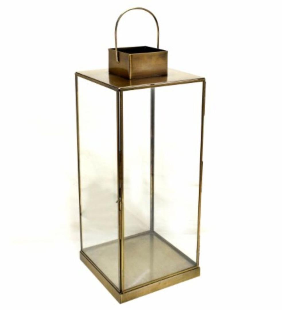 HD Designs Glass Lanter 21 Inch
