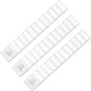 BLS 36 LED Closet Light Battery Powered, Super Bright Under Cabinet Lighting, Motion Sensor Indoor, Wireless, 1500mAh Rechargeable Battery Operated, 3 Pack