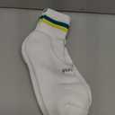 Unisex Cotton Crew Sports Socks | Two-Stripe Athletic Socks With Elastic Cuffs, Breathable, Moisture-Wicking