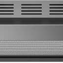 Comfee' Range Hood 30 Inch Ducted Ductless Vent Hood Durable Stainless Steel Kitchen Hood for Under Cabinet with 2 Reusable Filter, 200 CFM, 2 Speed Exhaust Fan (Black)
