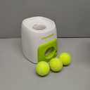 Automatic Interactive Tennis Machine Dog Feeder Ball Launcher Dog Toy Ball Thrower Enrichment Toys for Dogs. Interactive Puppy for Small and Medium Size Dogs, 3 Balls Included (2 inch)