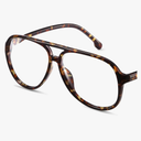 livho Vintage Aviator Blue Light Blocking Glasses, Fashion Oversized Frames for Eye Strain Relief, Unisex Design