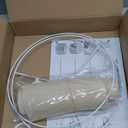 PATIKIL Drum Lamp Shades, 12"x12"x8" Linen Lamp Shade Easy Assembly Lampshade for Table Lamps Floor Lamps Pendant Lights, Cream