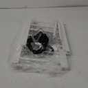 Short Dog Gate Indoor - MOOECKOM 10" Tall Small Dog Gate 18"-36'' Width Expandable, Easily Step Over Pet Gate with 2 Extension Kits - Pressure Mounted for Doorways Stairs