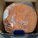 Bedsure Gentlesoft Sherpa Fleece Throw Blanket for Couch - Fluffy & Cozy Cable Jacquard Tufted Throw for Women Gift, Thick and Warm Christmas Blanket for Winter, Orange, 50x60 Inches