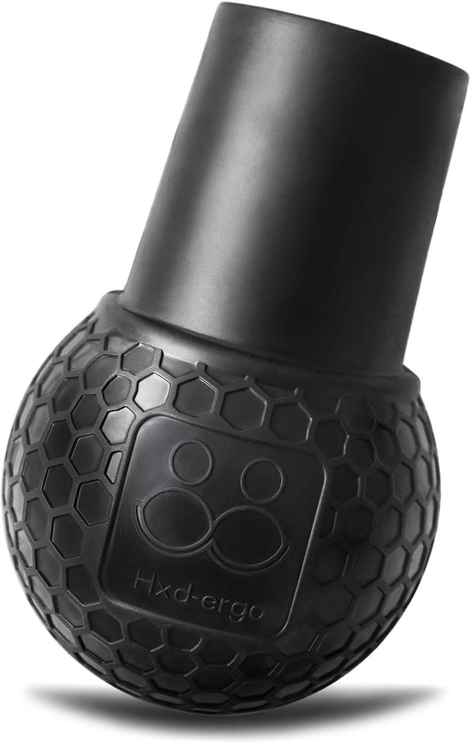 HXD-ERGO Landmine Attachment for Barbell, T Bar Row Attachment Fits 2 Inch Olympic Bars,Barbell Landmine Attachment for Press, Row, Spin, Split Squats (Black)