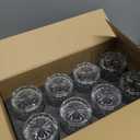 Crystal Whiskey Glasses Set of 8(Buy 6, get 2 Free), 11 OZ Old Fashioned Whiskey Glasses, Bourbon Cocktail Rocks Glasses, Clear Bar Glasses for Drinking Scotch Vodka Tequila Rum Gift for Men