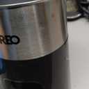 DREO Milk Frother, 8-in-1 Electric Stainless Steel Frother for Latte Art Microfoam and Coffee, 9oz/270ml Warm and Cold Foam Automatic Frothers, LED, Easy to Clean (Midnight Black)