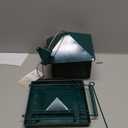 Bird Feeders for Outdoors, 6.5lb Large Capacity, Heavy Duty Metal Bird Feeder, Supports Cardinal, Finch, Blue Jay and Wild Birds(Green)