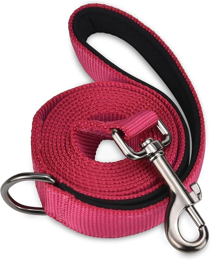 AUDWUD Soft Padded Handle Dog Leash,Relieve Hand Pressure;Portable,Strong,High Tensile Strength,Suitable for Dog Walking Leash