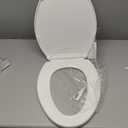 KOHLER 20110-0 Brevia, Slow Close Toilet Seat, Elongated Toilet Seat, Grip-Tight Bumpers Quick-Attach Hardware, White