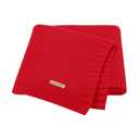 mimixiong Baby Blanket Knit Toddler Blankets for Boys and Girls Red 40 x30 Inch