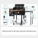 Stanbroil Replacement Induction Fan Kit for all Pit Boss/Traeger/Camp Chef Wood Pellet Grills, White