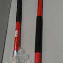 VNIMTI Heavy Duty Gardening Shovel, 56 Inch Round Blade with Fiberglass Handle (Red) 2 Pcs