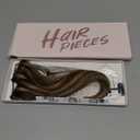 Short Hair Extensions Clip ins,S-noilite Short Clip in Hair Extensions Real Human Hair,Mini Hairpieces for Add Volume and Highlights,6 Pieces 31g 10 inch Medium Brown Mixed Dark Blonde