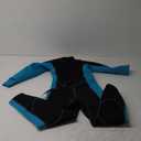 Hevto Women Wetsuit 3/2mm Neoprene Wet Suit Keep Warm in Cold Water for Surfing Swimming Diving (6S, W1-Blue New Upgrade)