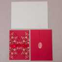 20x Red Laser Cut Wedding Invitations Cards with Foil Gold Floral & Bowknot Cardstock for Engagement Wedding Birthday Fancy Party Invites Favors (20PCS Blank)