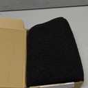 Frienda 2 Pieces Recliner Headrest Covers Sofa Headrest Protector Sherpa for Recliner Chair Couch Furniture Non Slip for Living Room(Black)