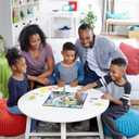 Monopoly Junior Super Mario Edition Board Game, Fun Kids' Ages 5 and Up, Explore The Mushroom Kingdom as Mario, Peach, Yoshi, or Luigi (Amazon Exclusive)