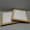 2 Pack Kids Artwork Frame - Natural Woodgrain, 10x12.5 & 8.5x11, Changeable Front Opening, Holds Crafts, Drawing, Art Project, Schoolwork