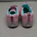 Nsasy Kids Roller Shoes Boy Girl Sneakers with Wheels Become Sport Sneaker with Led for Christmas Birthday Children Show Gift (11 Little Kid, 159-pink-double)