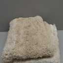 OLANLY Bathroom Runner Rugs 47x24, Extra Soft Absorbent Microfiber Bath Rugs, Rubber Backing, Quick Dry, Washable Bath Mats for Bathroom Floor, Tub and Shower, Home Decor Accessories, Light Beige