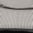 jinchan Linen Curtains Charcoal Grey on Beige Striped Curtains for Living Room Bedroom Ticking Stripe Light Filtering Farmhouse Cottage Core Rustic Back Tab Window Treatment 2 Panels 35x50 inches