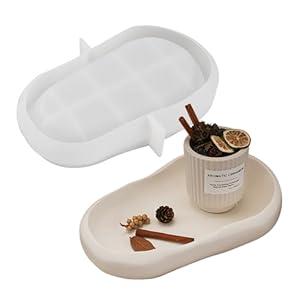 Large Silicone Bowl Mold, Silicone Molds for Resin Concrete Cement, Big Container Storage Mold Jewelry Candle Holder Mold Storage Tray Mold Plant Pot Mold DIY Storage Art Crafts(G)