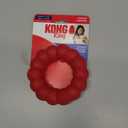 KONG Ring - Natural Rubber Ring Toy for Healthy Chewing Habits - Chew Toy Supports Dog Dental Health - Dog Toy Supports Instincts During Playtime - for Medium/Large Dogs