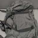 Foldable Carry on Luggage 22x14x9 Airline Approved Duffle Bag for Travel Packable Duffel Bag for Traveling Airplane for Women and Men 40L (Grey (With Shoulder Strap), Grey