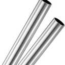 M METERXITY 2-Pack 300mm 304 Stainless Steel Tube, 11mm OD 1mm Wall Thickness Seamless Stainless Steel Tubing for Construction/Machining/DIY Crafting, Metal Straight Pipe [0.43x0.04x11.8IN]