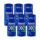 Arrid XX Antiperspirant/Deodorant Solid, Unscented, 2.6-Ounce Sticks (Pack of 6)