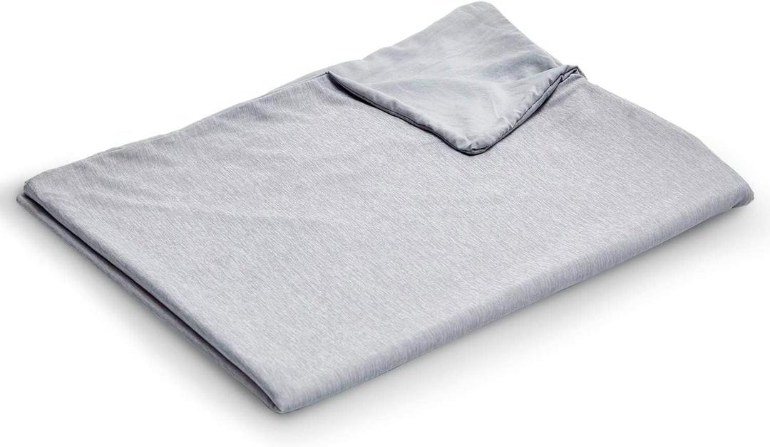 EXQ Home Weighted Blanket Cover 60x80 -Queen Size Premium Soft for Weighted Blanket with Zipper,Machine Washable Duvet Cover (Grey,Duvet Cover Only)