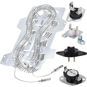 Upgraded Dryer Heating Element DC4700019A for Samsung, DC9600887A & DC4700016A & DC4700018A & DC3200007A Dryer Parts,Repace dv40j3000ew/a2 dv45h7000ew/a2 dv42h5200ew/a3 by AMI PARTS