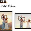 Giftgarden 11x14 Picture Frame Black, 11 by 14 Thin Photo Frame for Wall Tabletop Display, Single